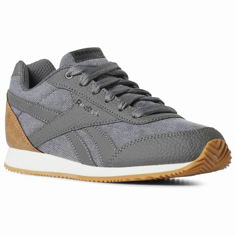 Tenisi Reebok Royal Classic Jogger 2 Baieti Gri/Negrii/Albi Romania SJ1080KJ